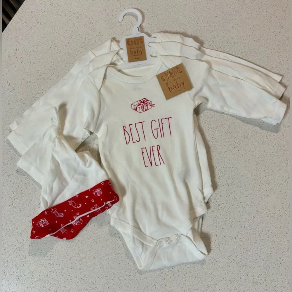 Rae Dunn Onesie Hat 3 Pack G5
